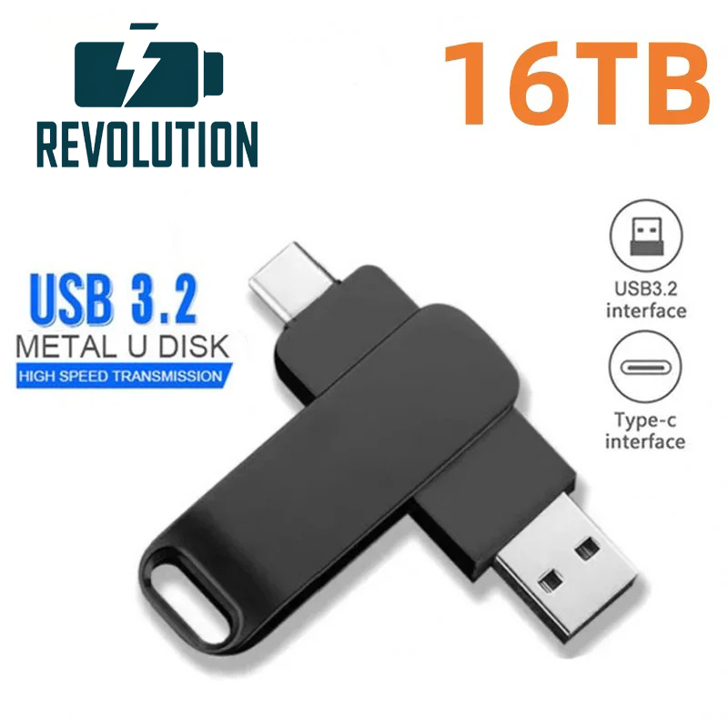 16 Terabytes  Metal USB Flash Drive – Fast, Reliable, and Waterproof