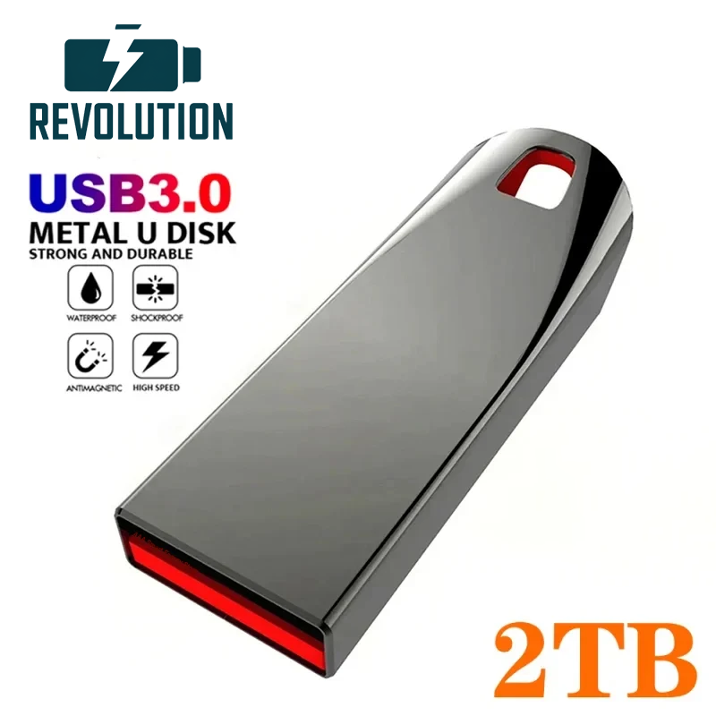 2TB Metal USB Flash Drive – Fast, Reliable, and Waterproof